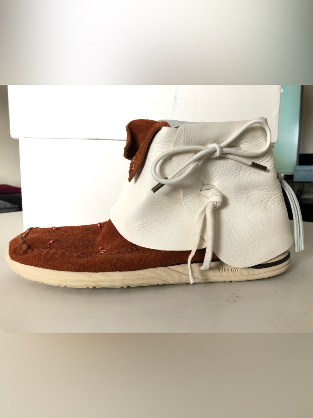 Visvim FBT Lhamo Coyote W-Folk LT
Brown Suede US 10